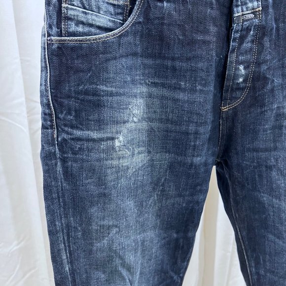CLOSED Made in Italy Distressed REDDING Denim Jeans Slim Pants - Picture 6 of 14